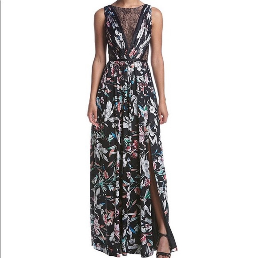 Adrianna Papel floral gown